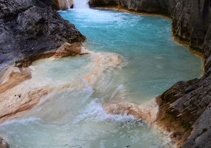 Waterfall in Mavi Gol in Turkey